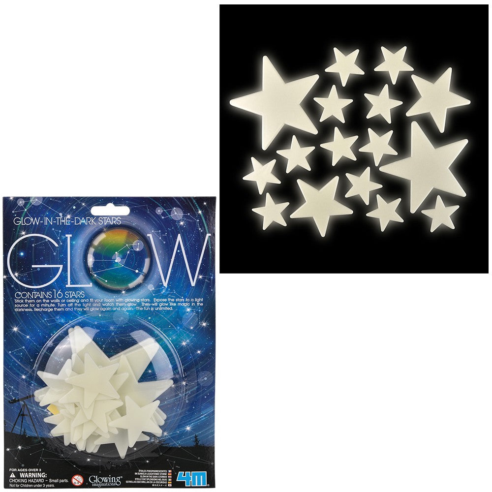 GLOW-IN-THE-DARK STARS (16-PIECE)
