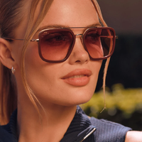 DIFF EYEWEAR: JORDAN - RUGBY RED BURGUNDY GRADIENT