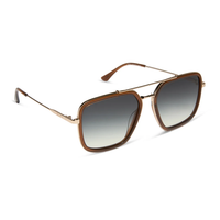 DIFF: JORDAN -WHISKEY GOLD GREY GRADIENT SUNGLASSES