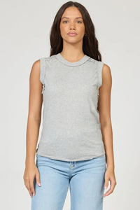 DEAR JOHN: ZO TOP - HEATHER GREY