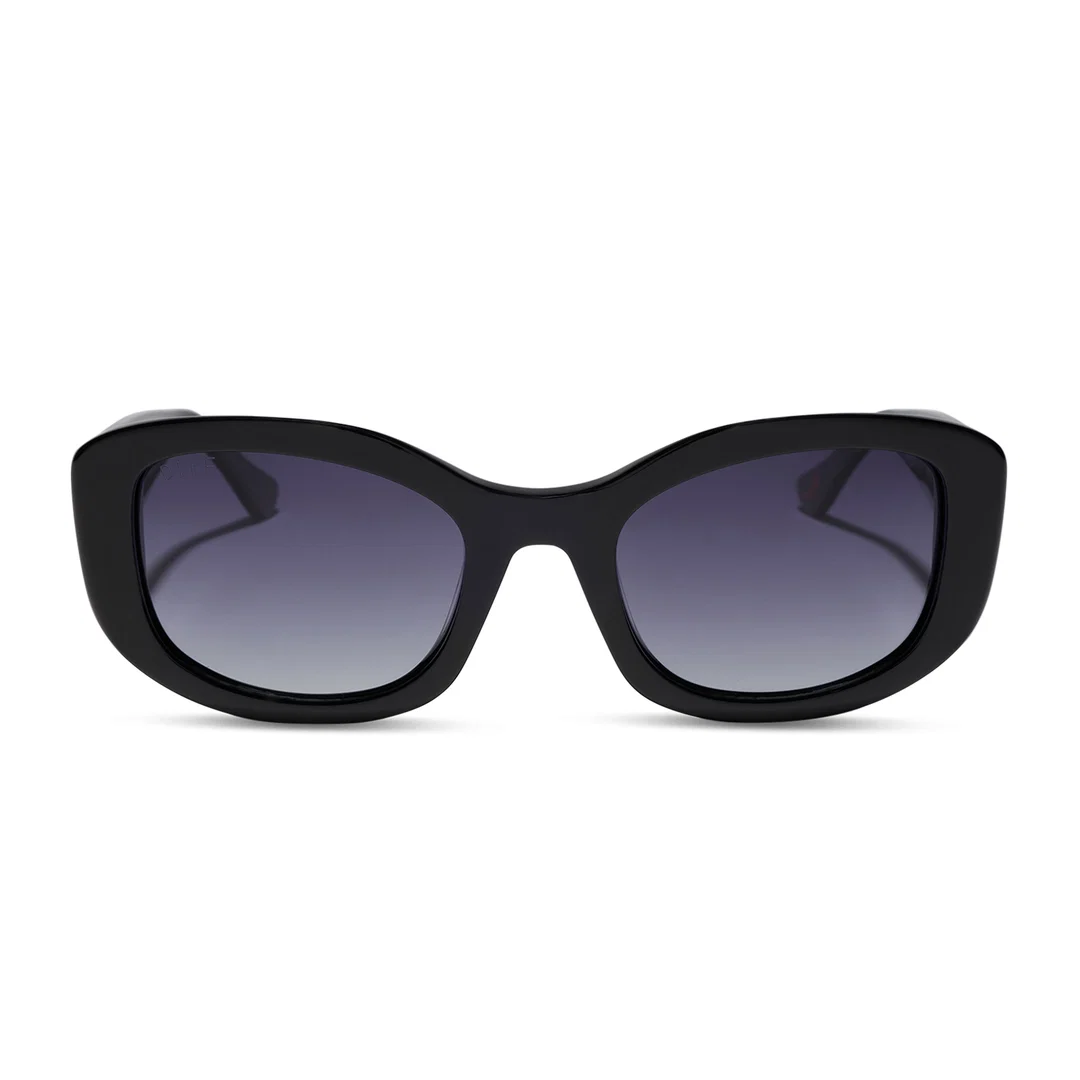 DIFF EYEWEAR: MIRANDA - BLACK + GRAY