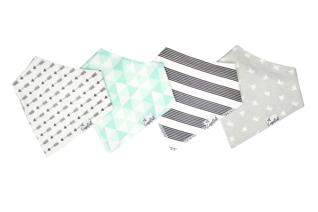 COPPER PEARL: TRIBE BANDABA BIB (4-PACK)