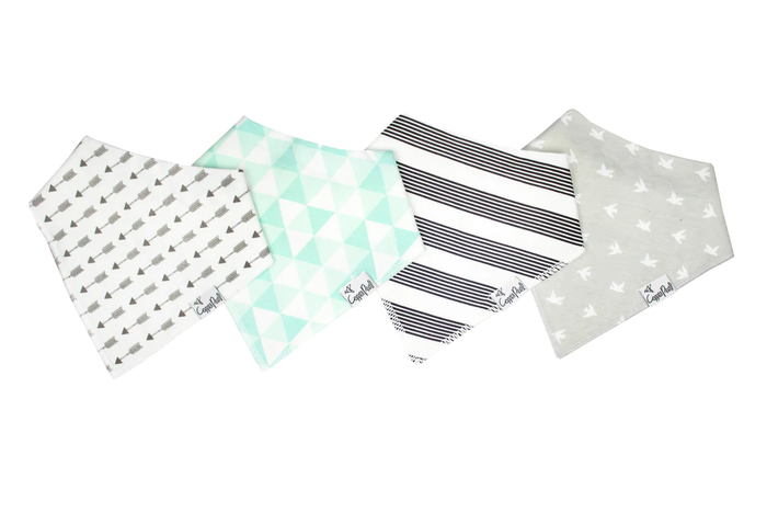 COPPER PEARL: TRIBE BANDABA BIB (4-PACK)