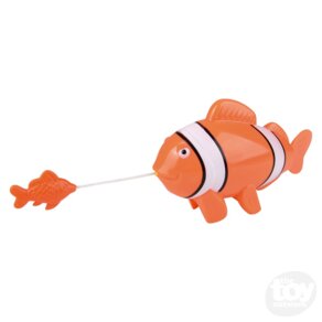 PULL-STRING CLOWNFISH BATH TOY - 7"