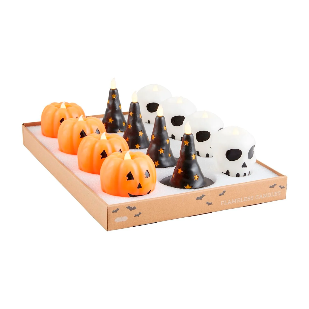 MUD PIE: HALLOWEEN FLAMELESS LED CANDLES