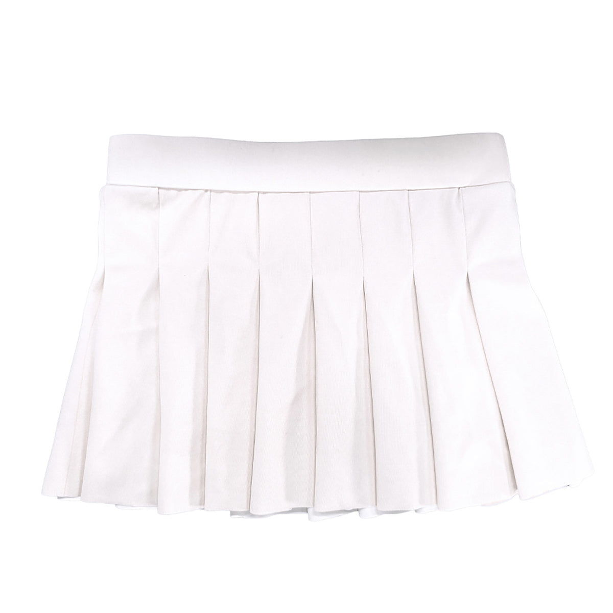 SHADE CRITTERS: PLEATED ACTIVE TENNIS SKIRT - WHITE