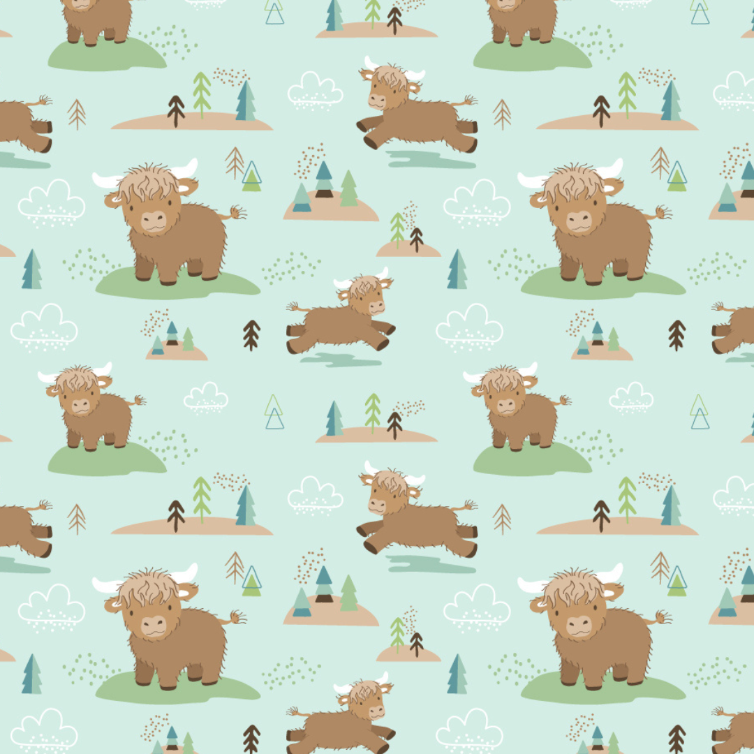 MARY MEYER: HETTY HIGHLAND COW CRINKLE TEETHER – 6" X 6″