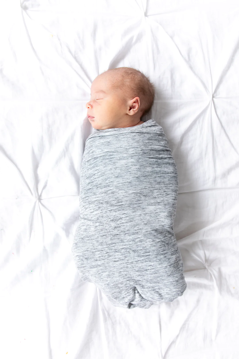 COPPER PEARL: ASHER KNIT SWADDLE BLANKET