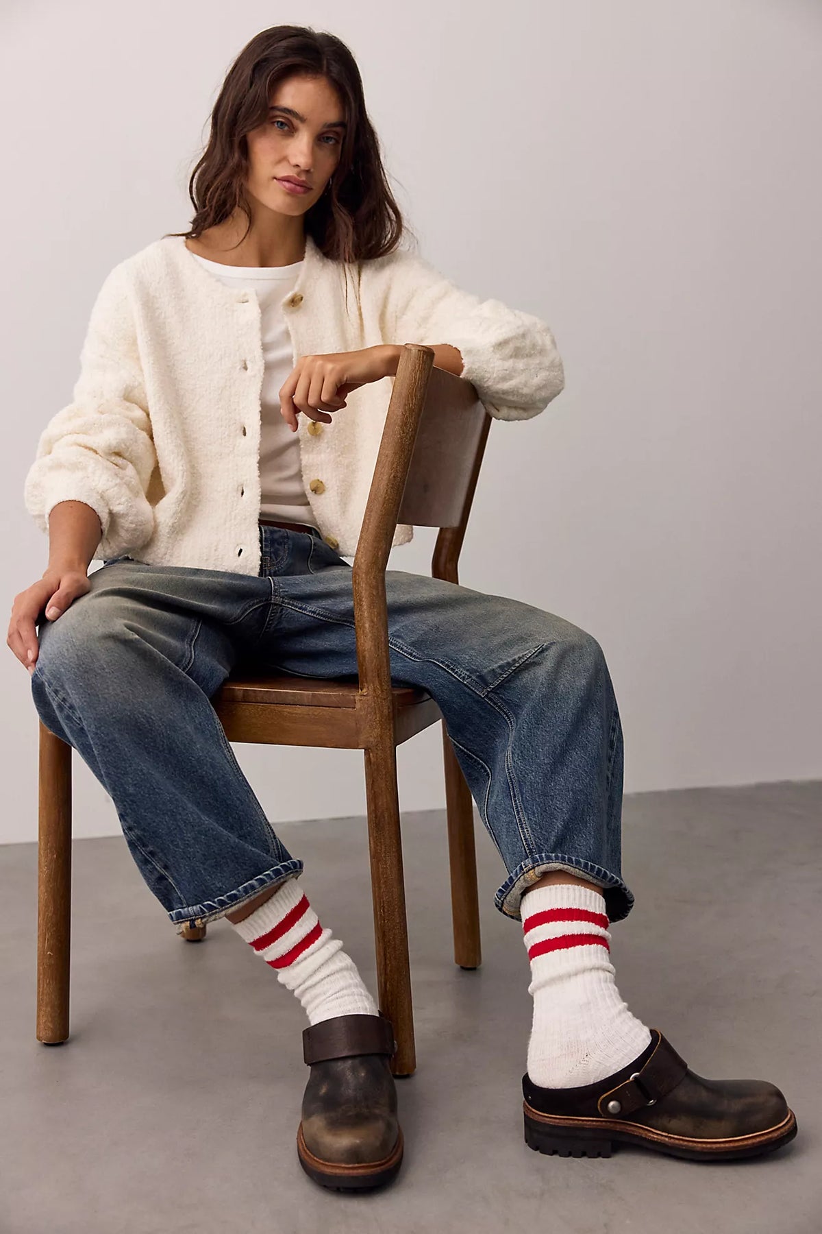 FREE PEOPLE: THISTLE CARDI - SUGAR SWIZZLE