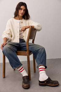 FREE PEOPLE: THISTLE CARDI - SUGAR SWIZZLE