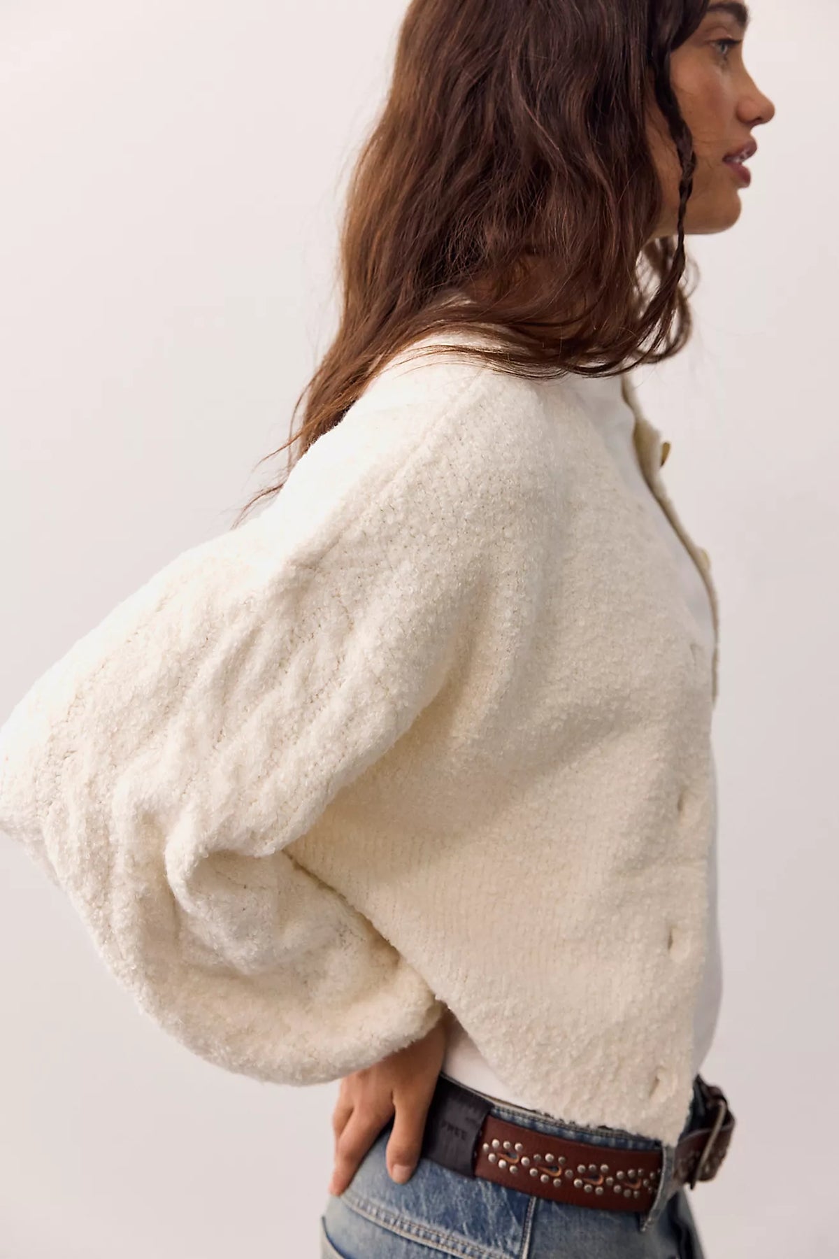 FREE PEOPLE: THISTLE CARDI - SUGAR SWIZZLE