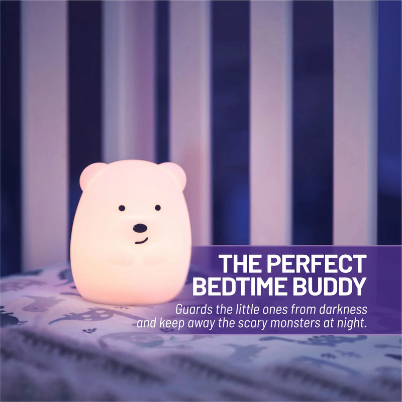 LUMIPETS®: BELLA THE BEAR - CHILDREN'S TOUCH NIGHT LIGHT JUNIOR