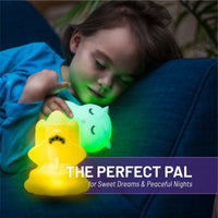 LUMIPETS®: ROWDY THE ROCKET- CHILDREN'S TOUCH NIGHT LIGHT JUNIOR