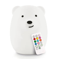 LUMIPETS®: BENNY THE BEAR - CHILDREN'S TOUCH NIGHT LIGHT WITH REMOTE