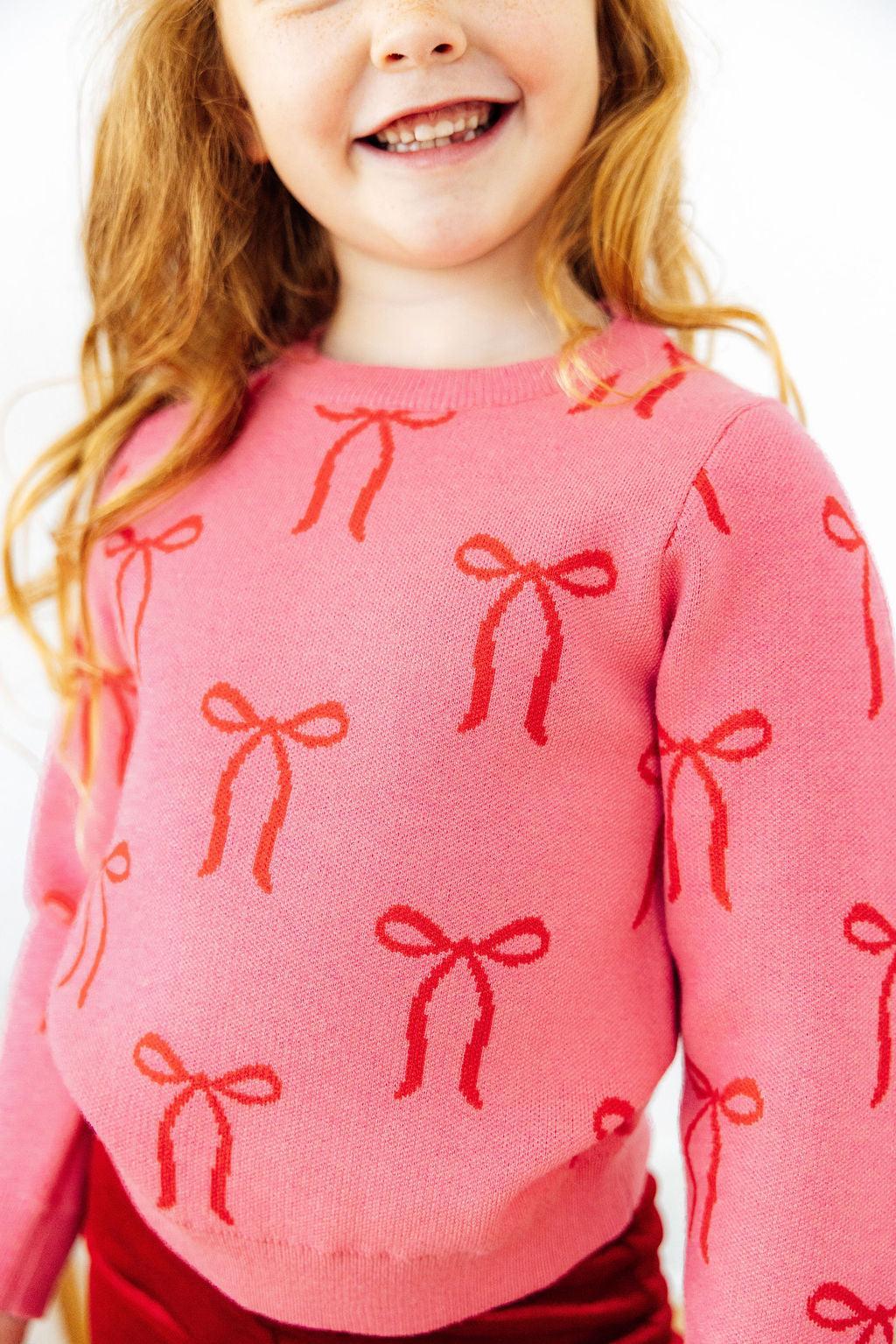 MILA & ROSE: BOW SO SWEET SWEATER