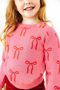 MILA & ROSE: BOW SO SWEET SWEATER