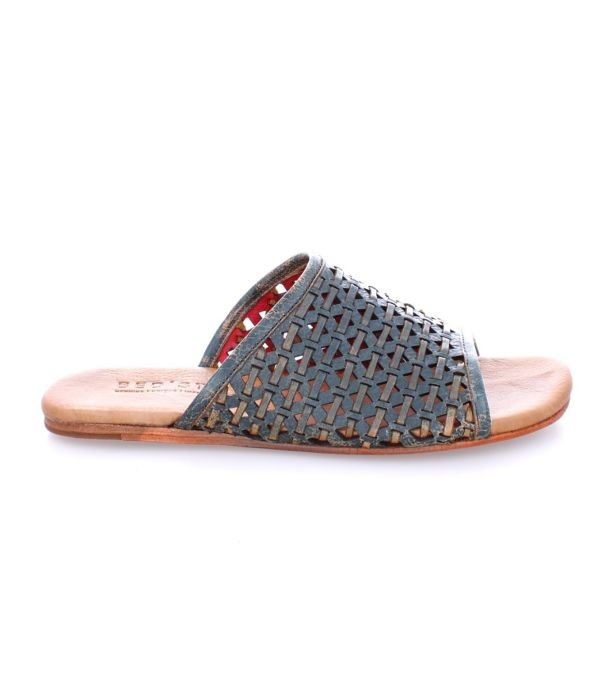 BED STU: MINERVA SLIDE SANDALS - BLACK LUX