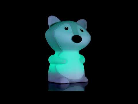 LUMIPETS® FOX - CHILDREN'S NURSERY TOUCH NIGHT LIGHT WITH REMOTE