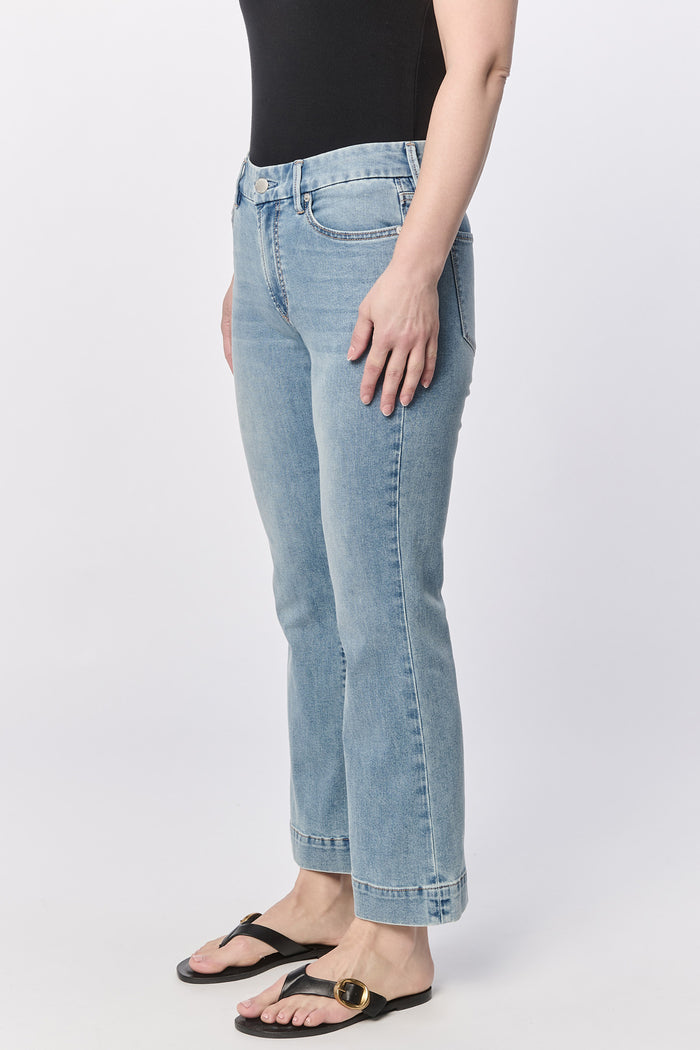 DEAR JOHN: JEANNE MID RISE FRAY HEM JEANS - SHELBY