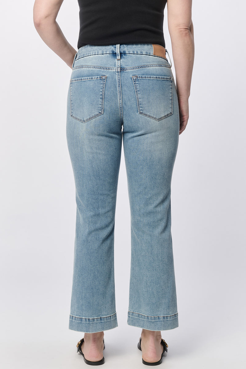 DEAR JOHN: JEANNE MID RISE FRAY HEM JEANS - SHELBY