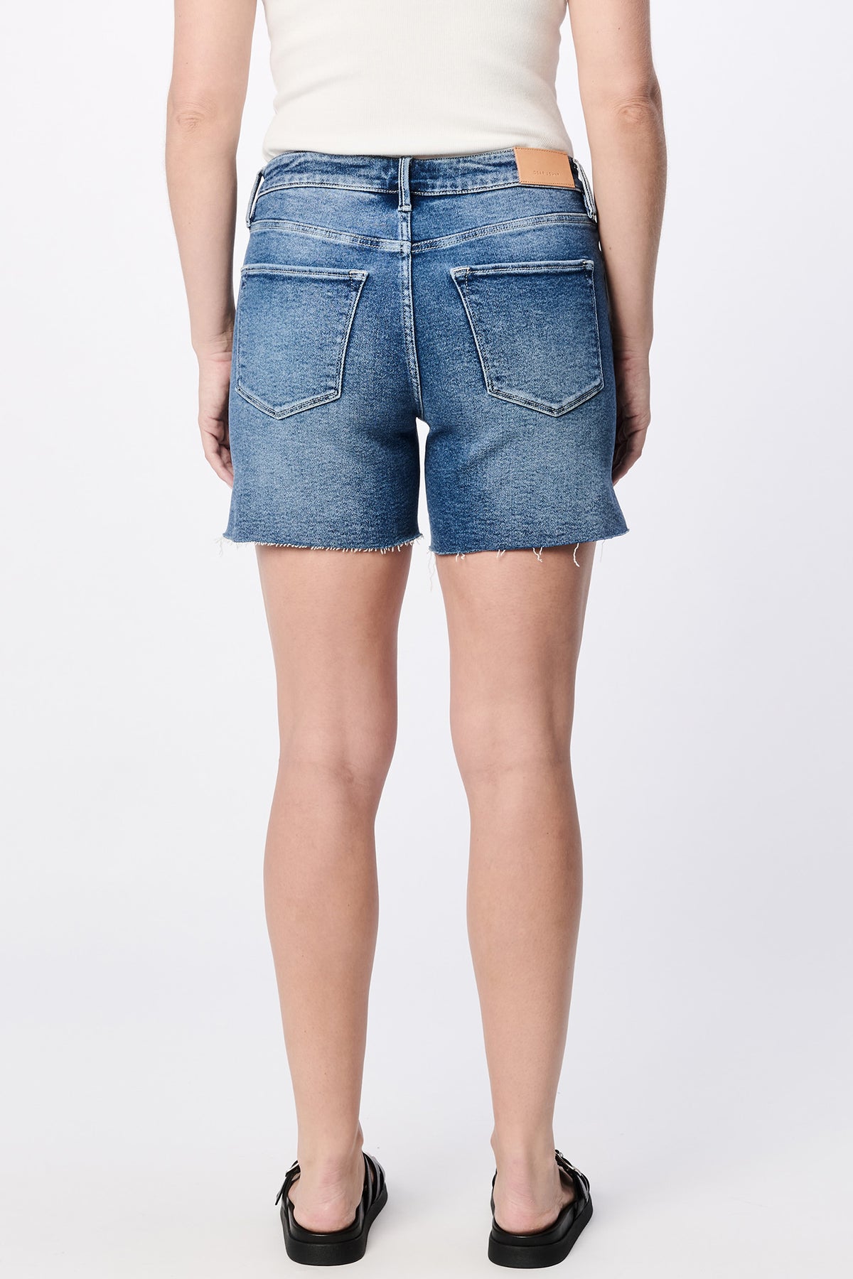 DEAR JOHN: JULIAN MID RISE RAW HEM SHORTS - LOVELLE