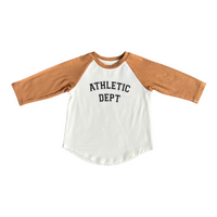 BABYSPROUTS: LONG SLEEVE BASEBALL TEE - ATHLETIC DEPT