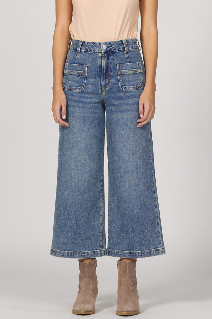 DEAR JOHN: AUDREY WIDE LEG JEAN - WAIKIKI