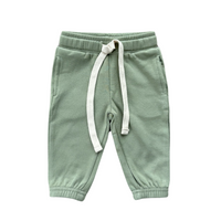 BABYSPROUTS: RAGLAN HOODIE & JOGGER SET - OLIVE