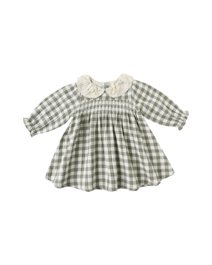QUINCY MAE: CALLIE DRESS || FOREST CHECK