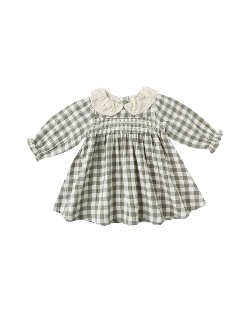 QUINCY MAE: CALLIE DRESS || FOREST CHECK