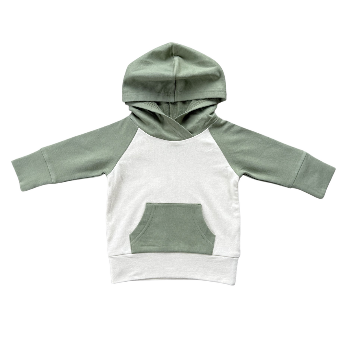 BABYSPROUTS: RAGLAN HOODIE & JOGGER SET - OLIVE