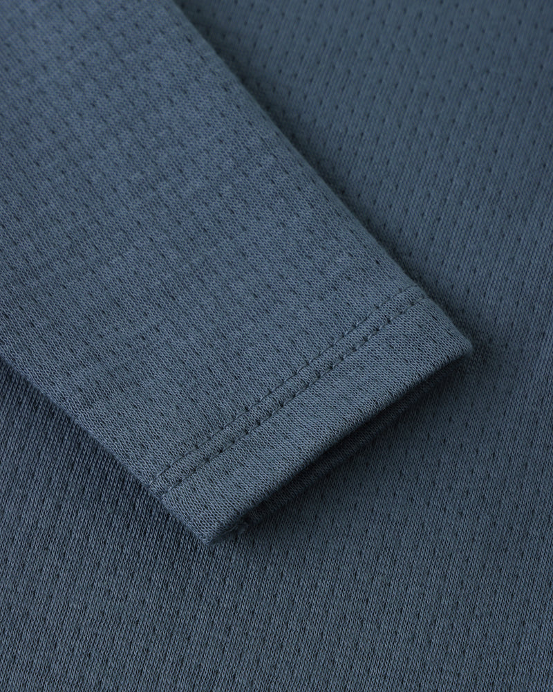 QUINCY MAE: POINTELLE WRAP FOOTIE || OCEAN