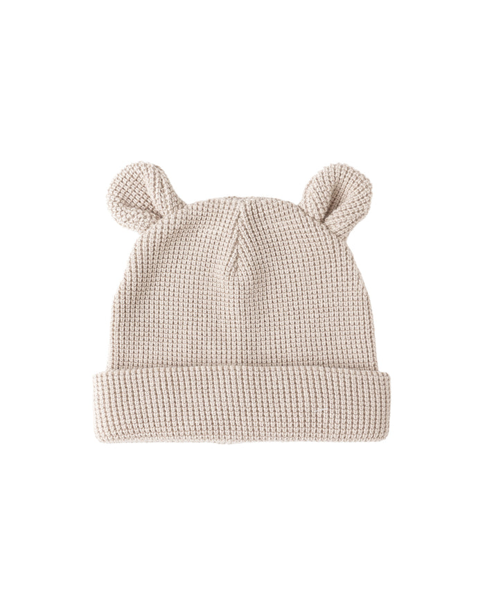 QUINCY MAE: BABY BEAR BEANIE || OAT