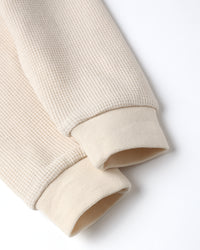 QUINCY MAE: WAFFLE TOP + PANT SET || NATURAL