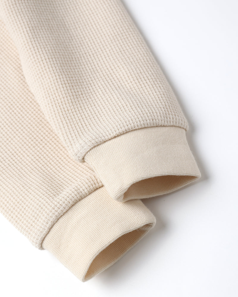 QUINCY MAE: WAFFLE TOP + PANT SET || NATURAL
