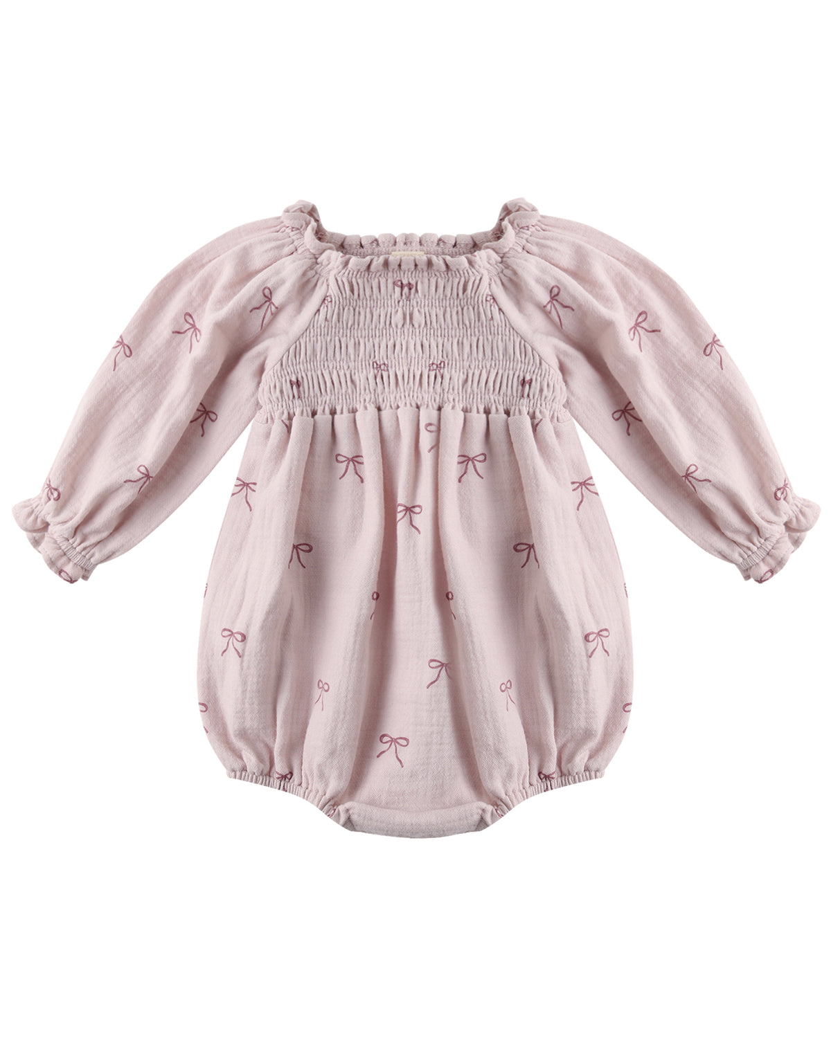 QUINCY MAE: EDEN ROMPER || BOWS