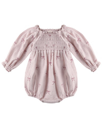 QUINCY MAE: EDEN ROMPER || BOWS