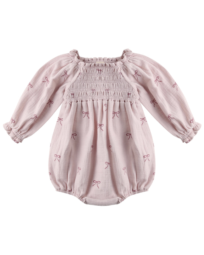 QUINCY MAE: EDEN ROMPER || BOWS