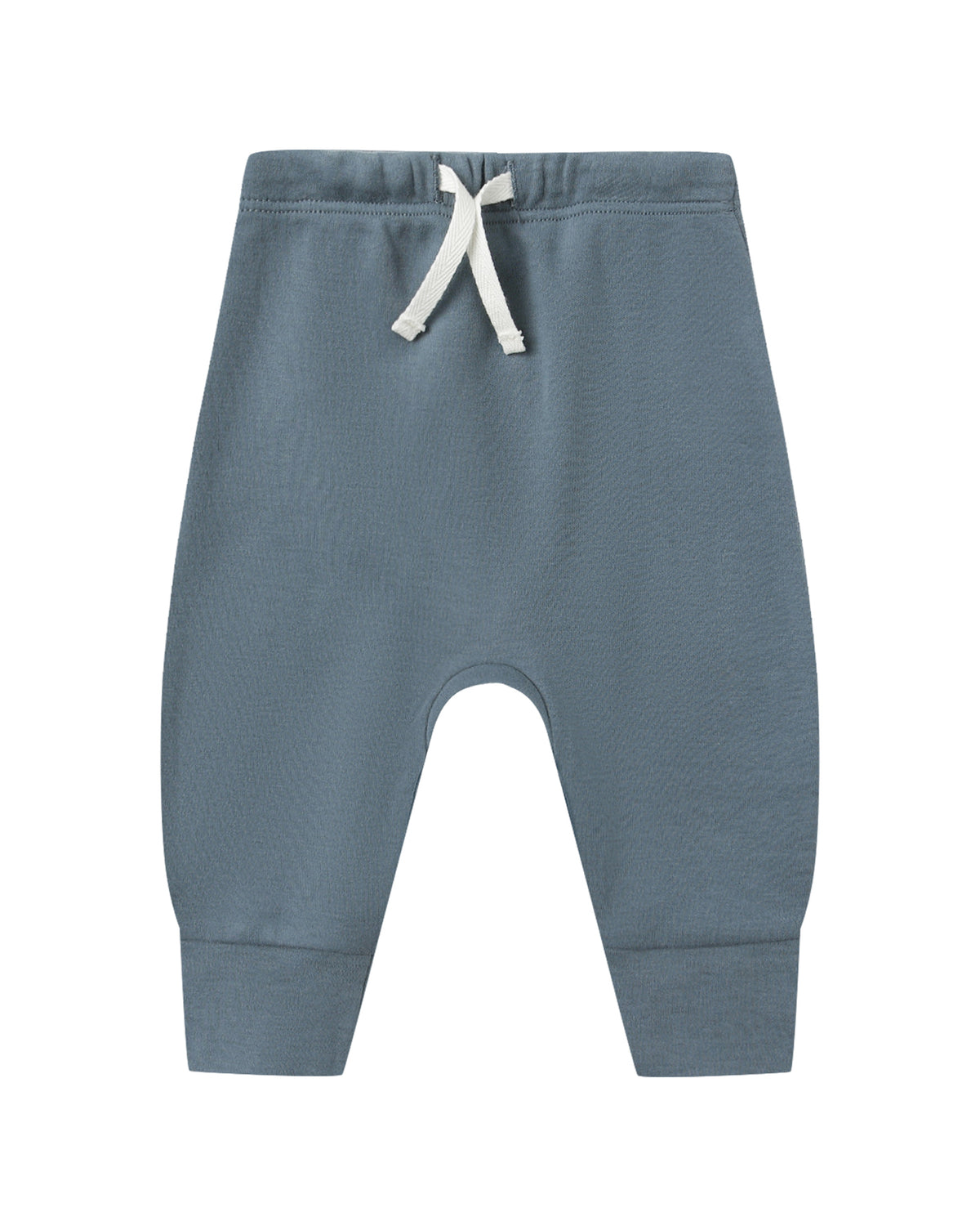 QUINCY MAE: LONG SLEEVE HENLEY TEE + DRAWSTRING PANT SET || OCEAN
