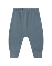 QUINCY MAE: LONG SLEEVE HENLEY TEE + DRAWSTRING PANT SET || OCEAN
