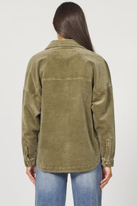 DEAR JOHN: GINA COLLARD TOP - OLIVE BRANCH