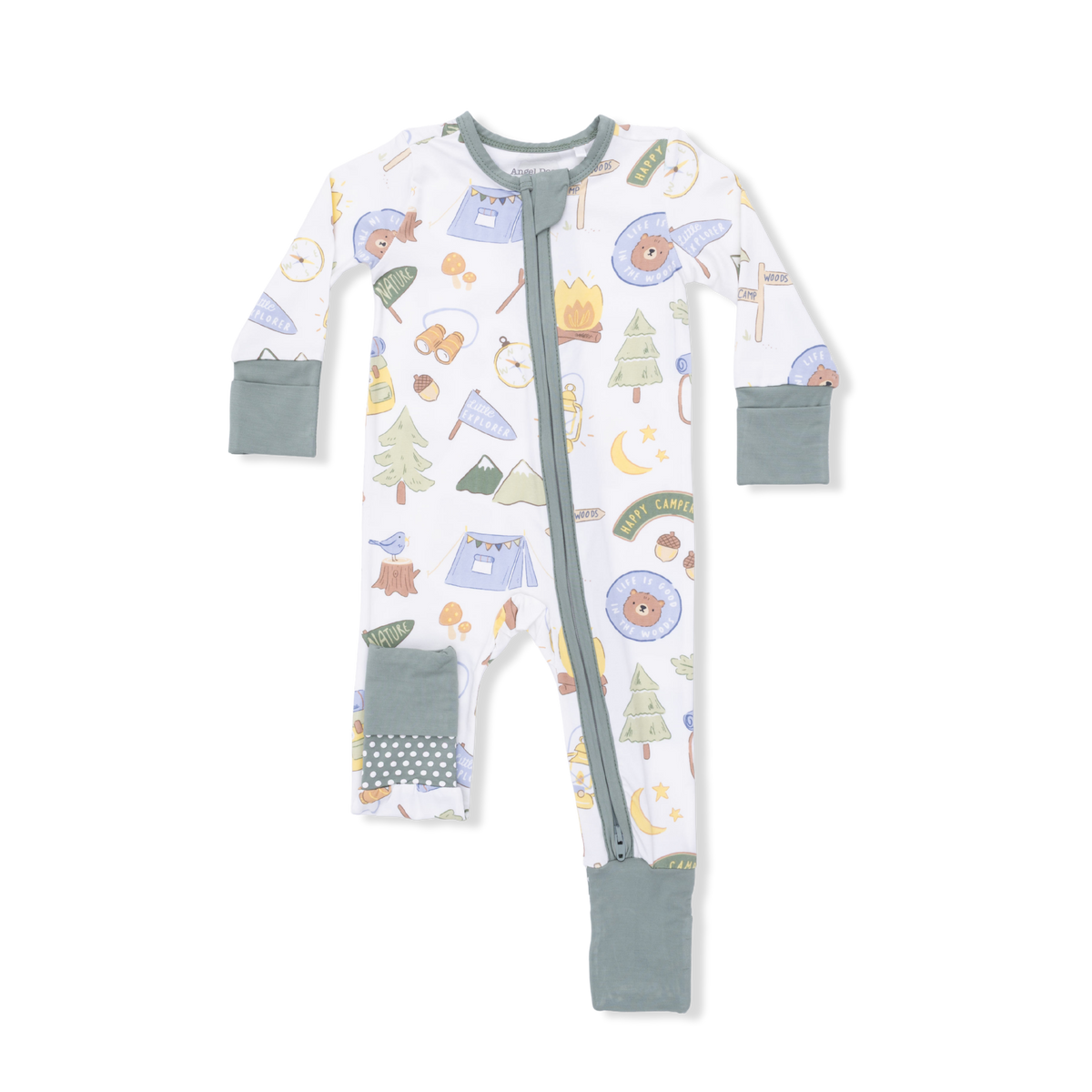 ANGEL DEAR: CAMPING BLUE - CONVERTIBLE ROMPER