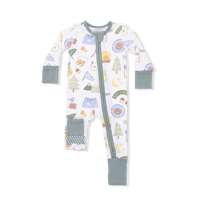 ANGEL DEAR: CAMPING BLUE - CONVERTIBLE ROMPER