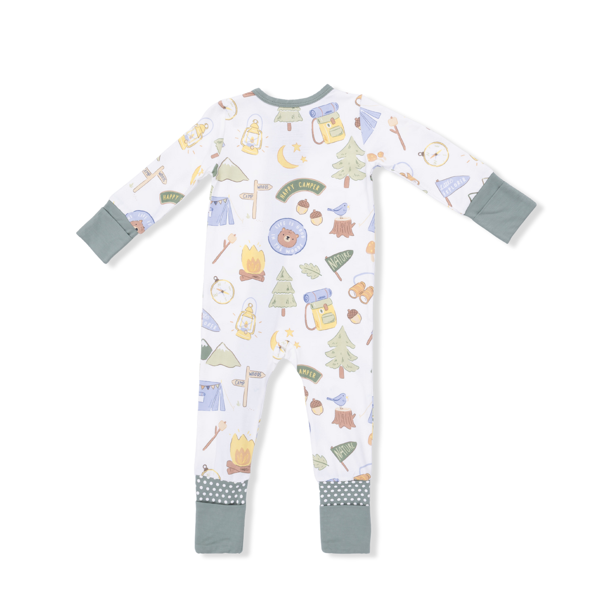 ANGEL DEAR: CAMPING BLUE - CONVERTIBLE ROMPER