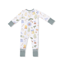 ANGEL DEAR: CAMPING BLUE - CONVERTIBLE ROMPER