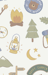ANGEL DEAR: CAMPING BLUE - CONVERTIBLE ROMPER