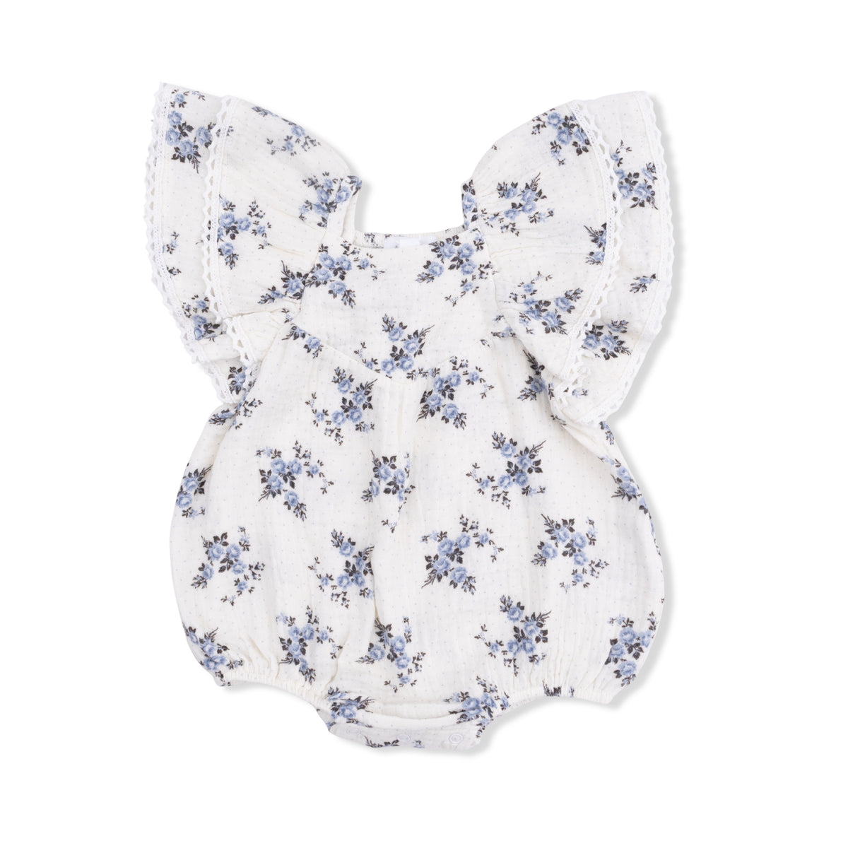 ANGEL DEAR: BELLE ROSETTE DOT - V-NECK BUBBLE