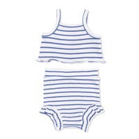 ANGEL DEAR: NAVY STRIPE - TANK TOP & HIGH WAISTED SHORT