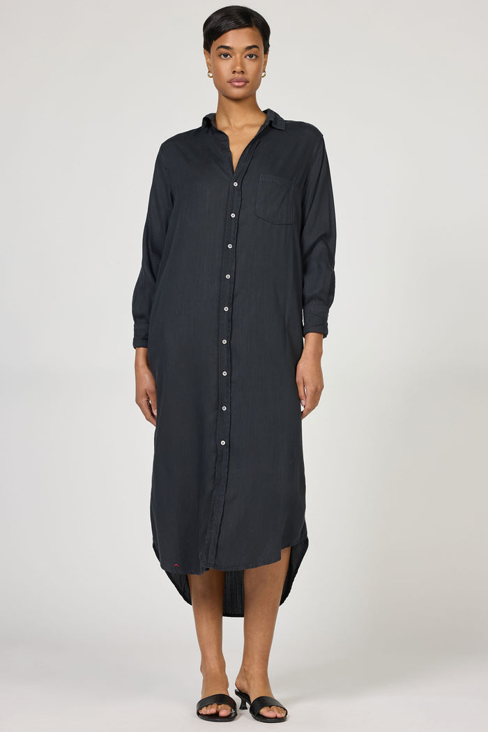 DEAR JOHN: GALINA SHIRT DRESS - BLACK