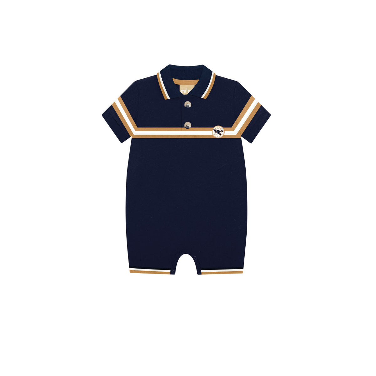 MILON: BORN FLYING ROMPER - NAVY